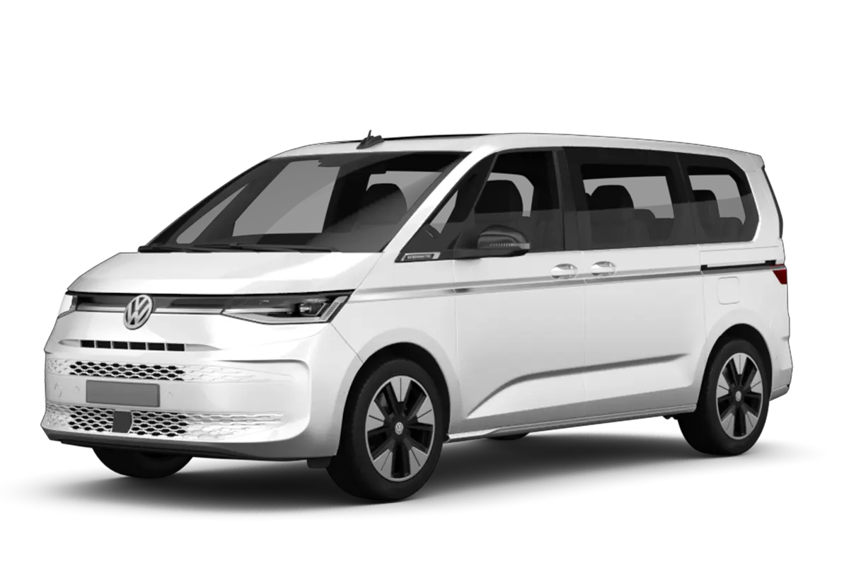 zu sehen ist die Front eines VW T7 Multivan